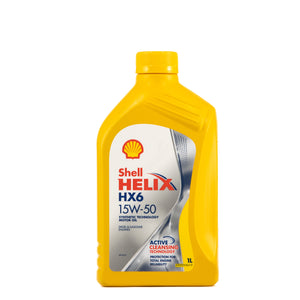 Shell Helix HX6 15W50 - 1L - Shell Lubricants Egypt