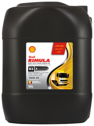 Shell Rimula R3x 20W-50 - 20L