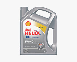 Shell Helix HX8 Synthetic 5W-40 - 4L - Shell Lubricants Egypt